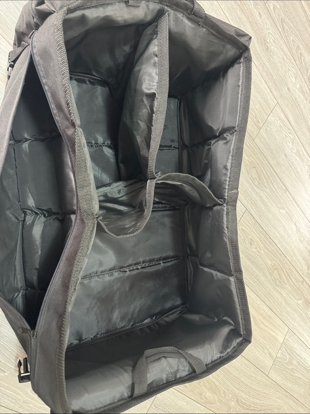 Foldable Black Storage Trunk Organizer Tote - Compact Home Storage